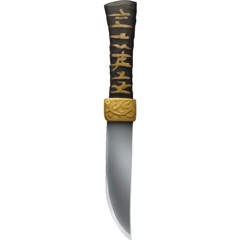 Chinese ancient knife emoji