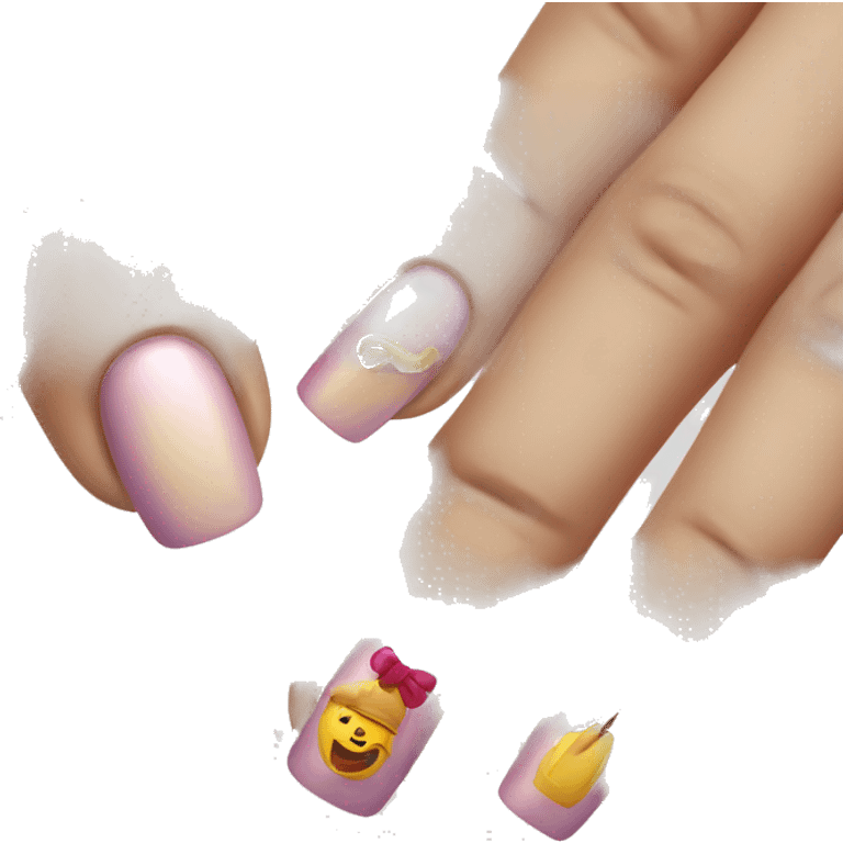 Nail master woman lac love emoji