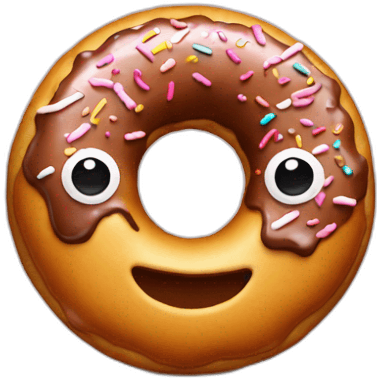 Hommer qui mange un donut emoji