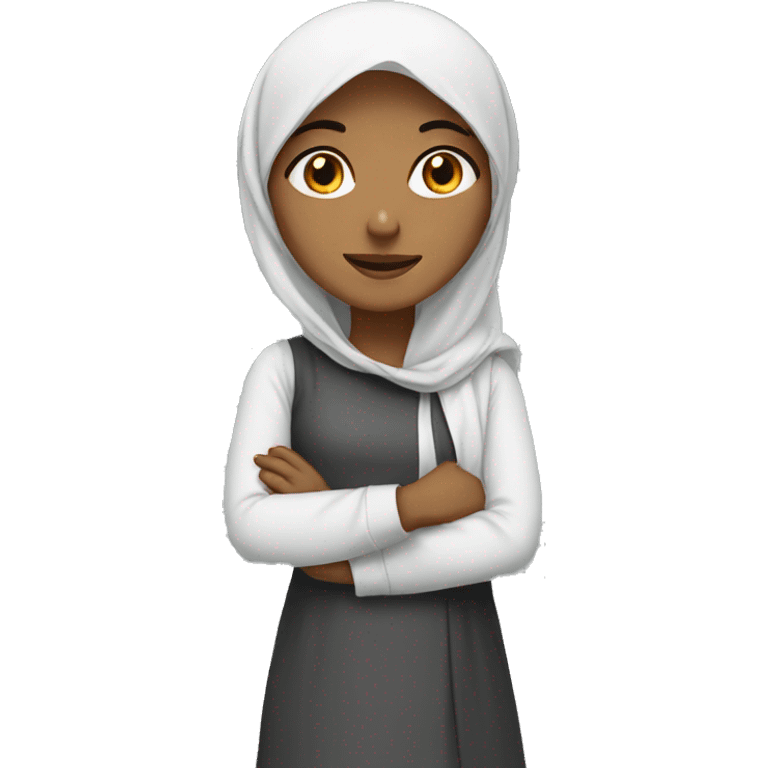 A Muslim girl  emoji