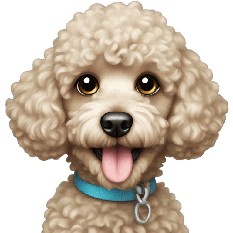 Dog toy poodle  emoji