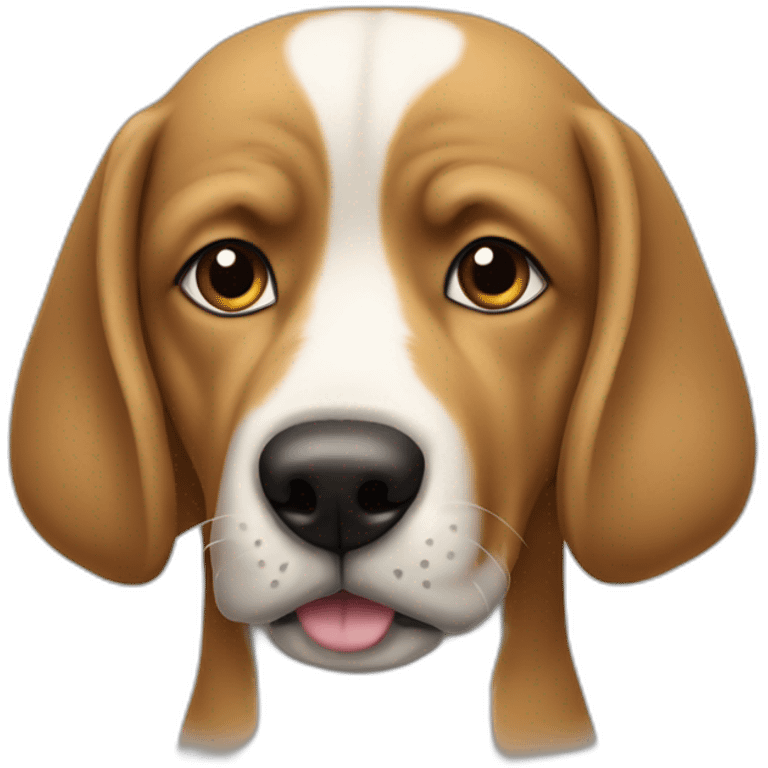 Un chien en colère emoji