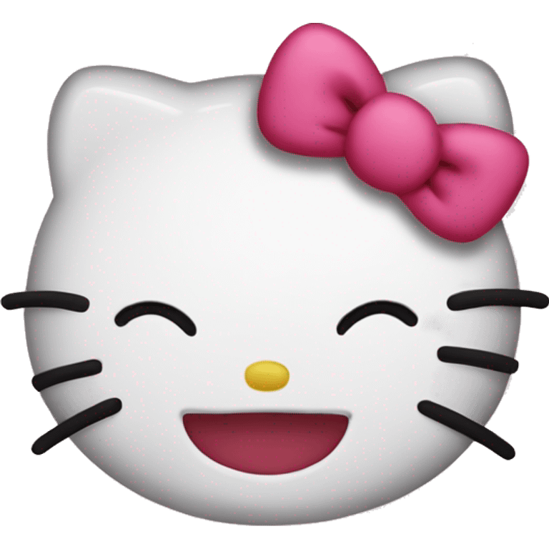 hello kitty kissy face emoji