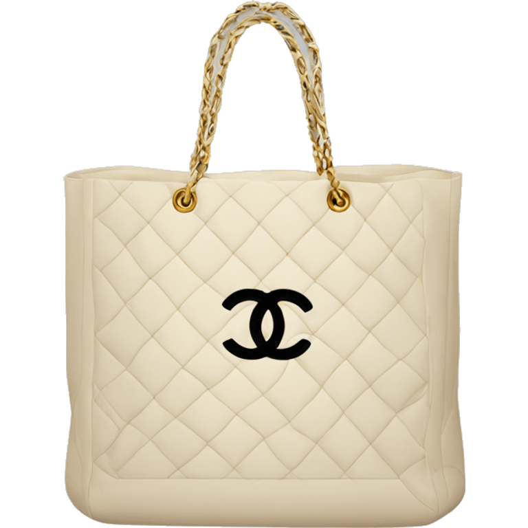 Chanel shopping bag emoji