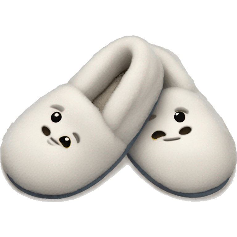 cozy slippers emoji