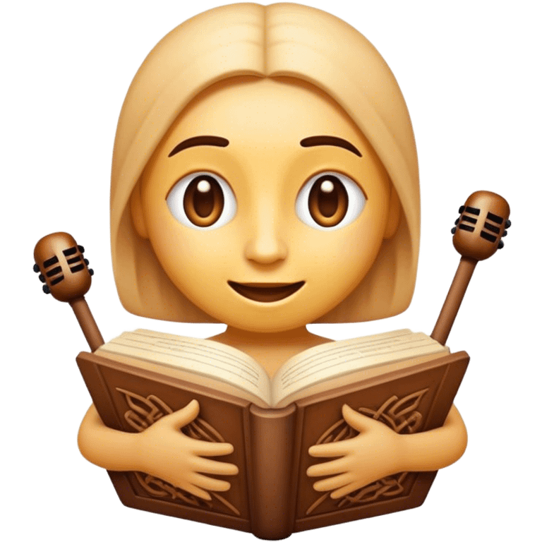 Cinematic Realistic Klapa Music Pop Culture Emoji, depicted with a soulful portrayal of traditional Croatian vocal music rendered with delicate textures and warm, cultural lighting. emoji