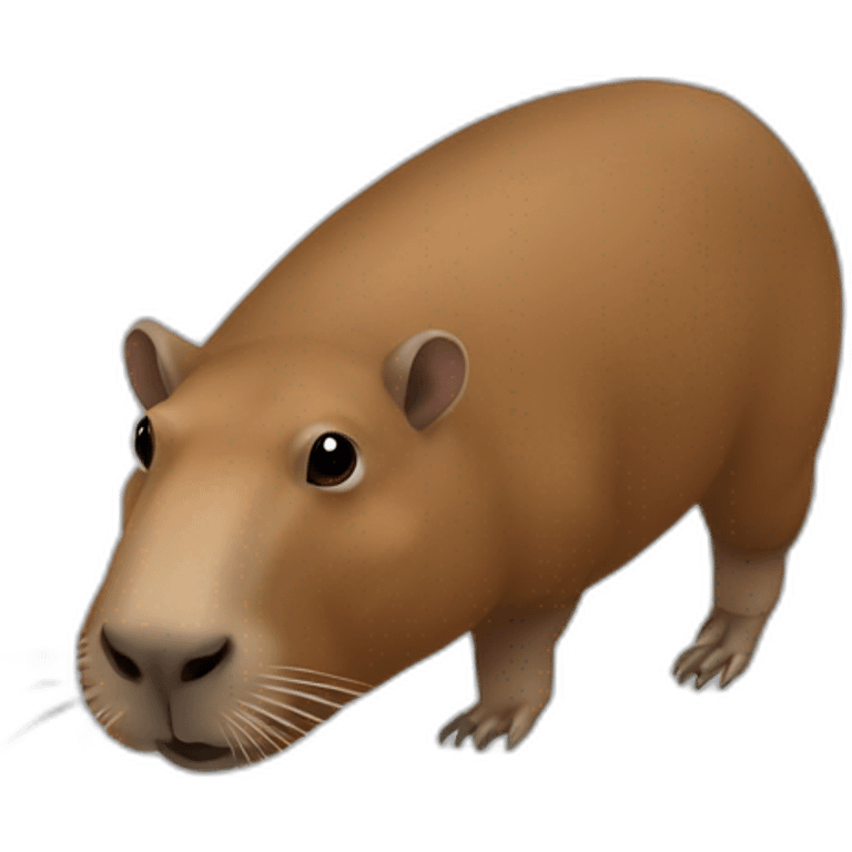 Capibara chaussure talon emoji