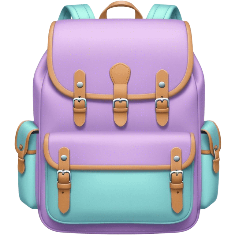 pastel backpack emoji