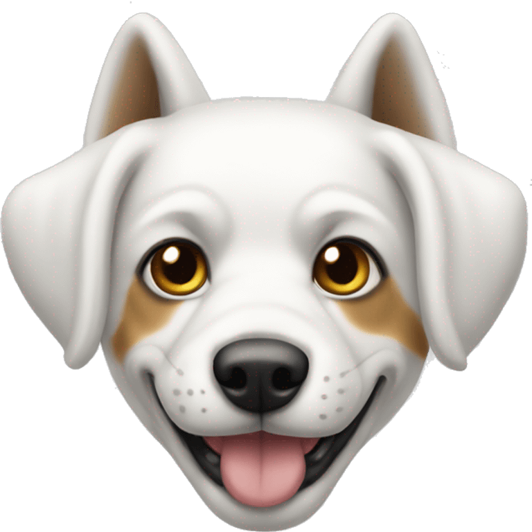 Perro blanco emoji