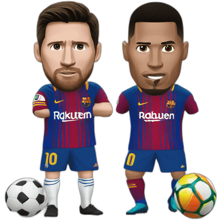 Messi vs Ronaldo  emoji