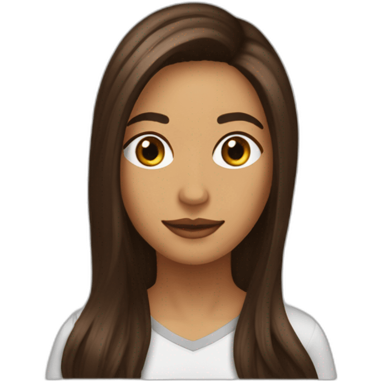 jheisy-hernandez-hair-long-brown emoji