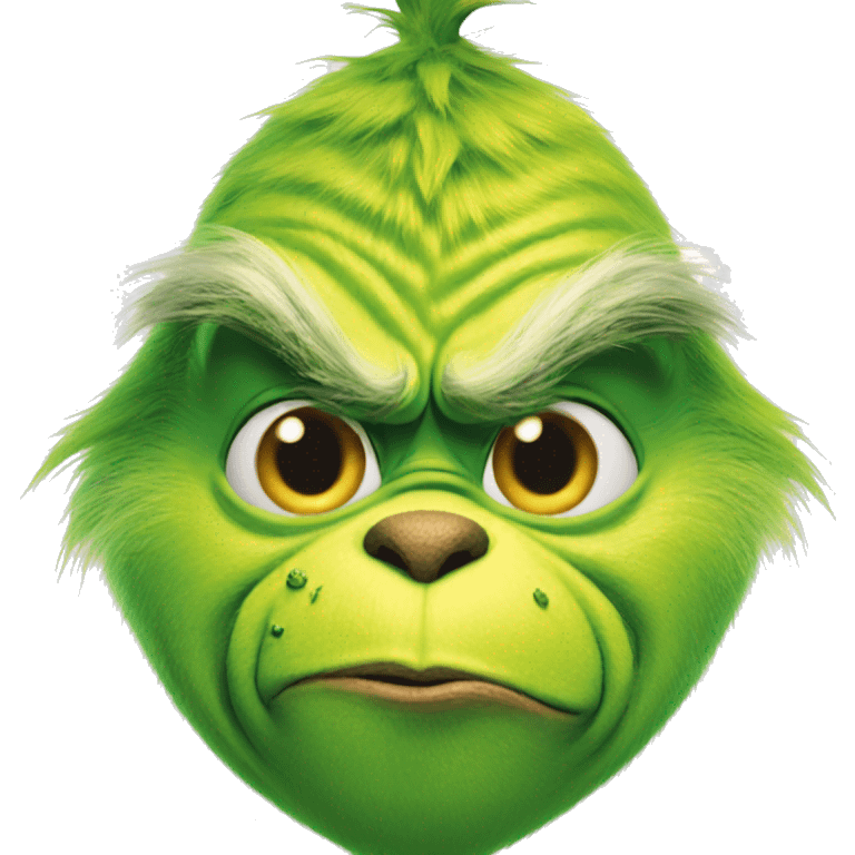 The grinch  emoji