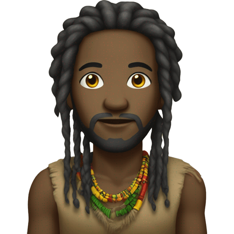 African rasta m emoji