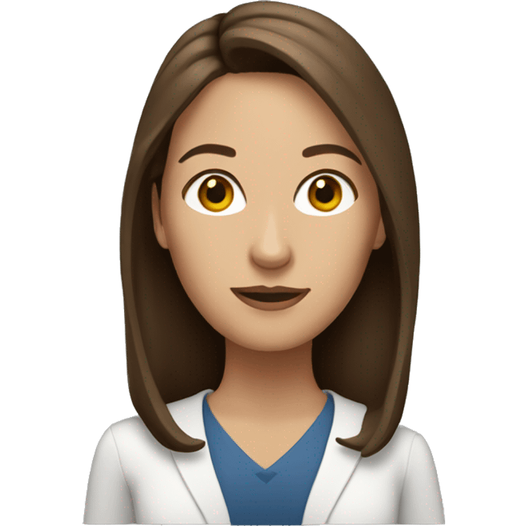 woman english teacher with brown hair emoji