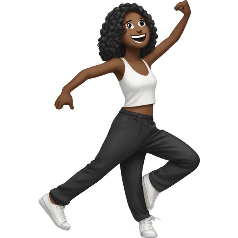 Superstar dancing emoji