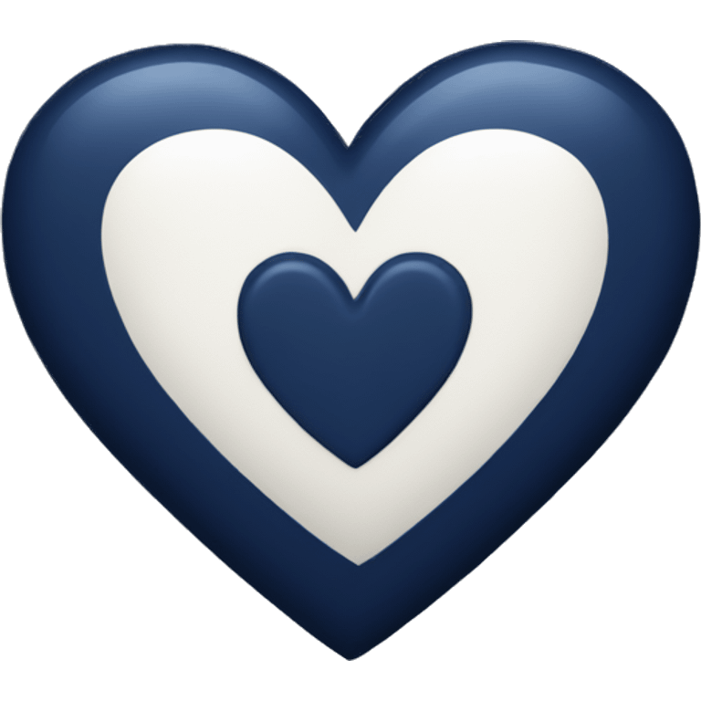 navy blue heart emoji