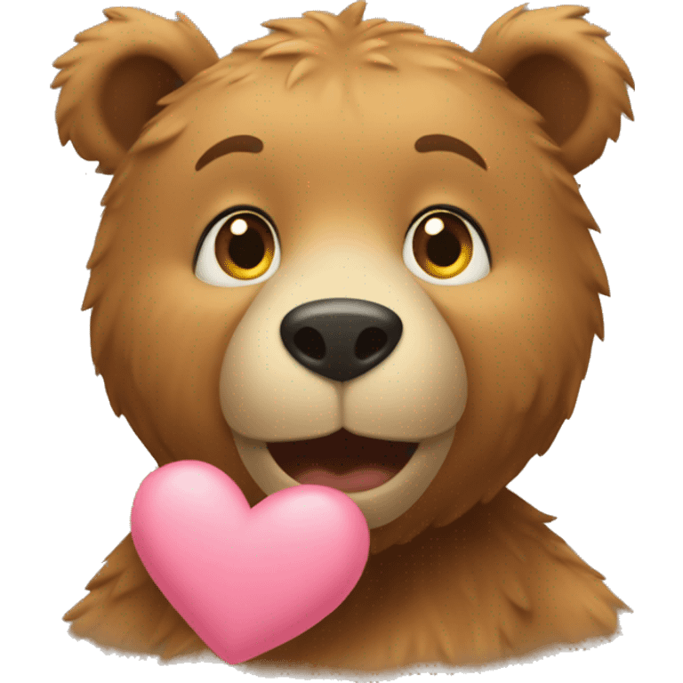 Momma bear loves u emoji