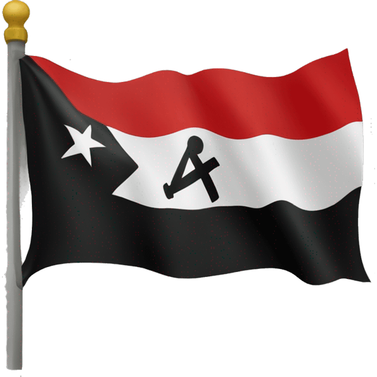 Anarcho-Communist flag emoji