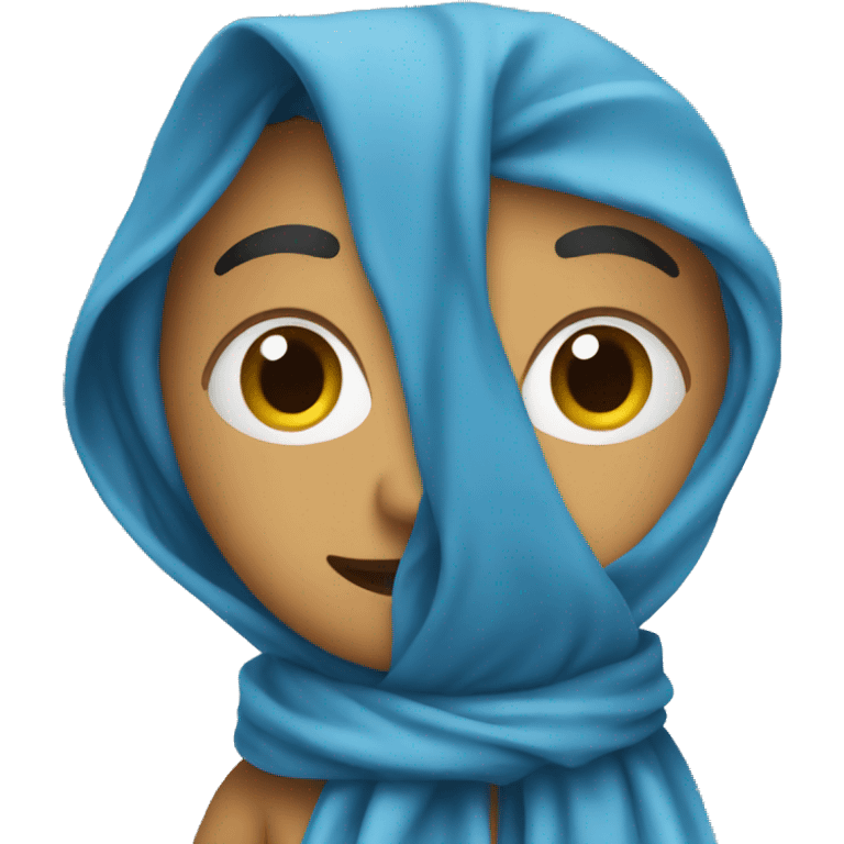 blue scarf emoji