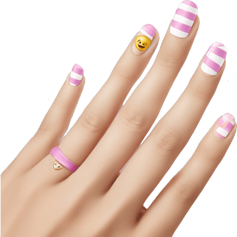 Preppy nails emoji