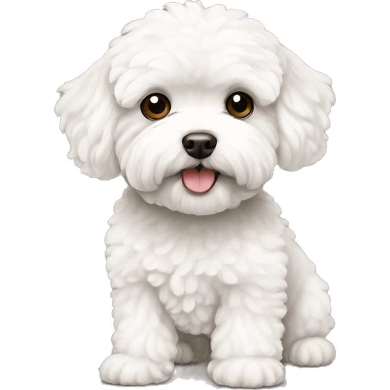 White maltipoo emoji