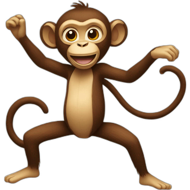 dancing monkey emoji