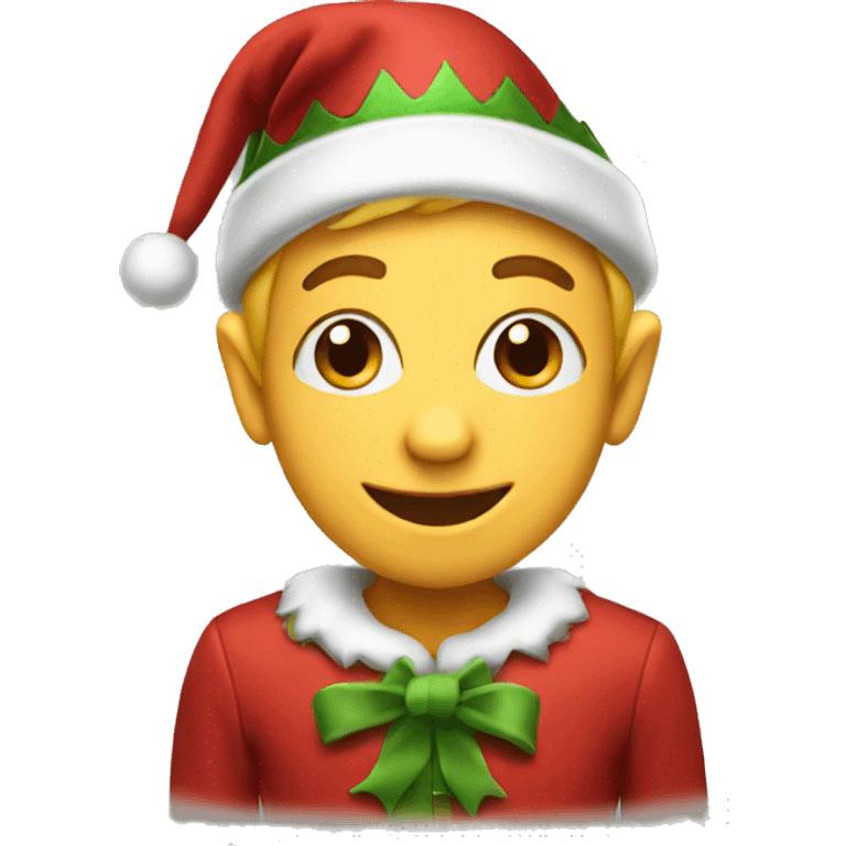 Christmas elf emoji