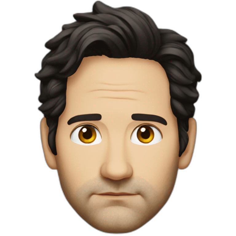 Paul Rudd Serious emoji