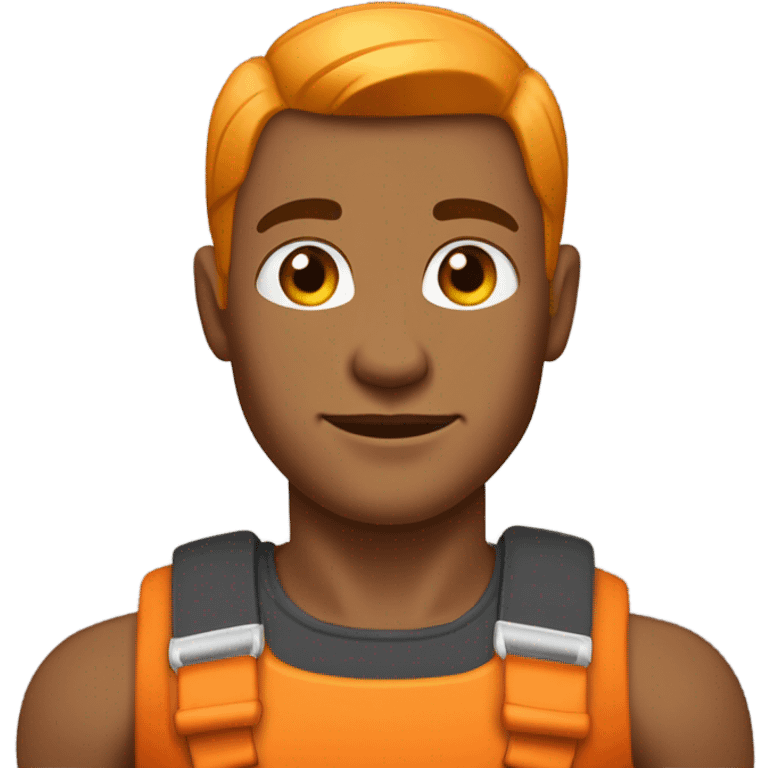 Make my dad in orange more masculine  emoji