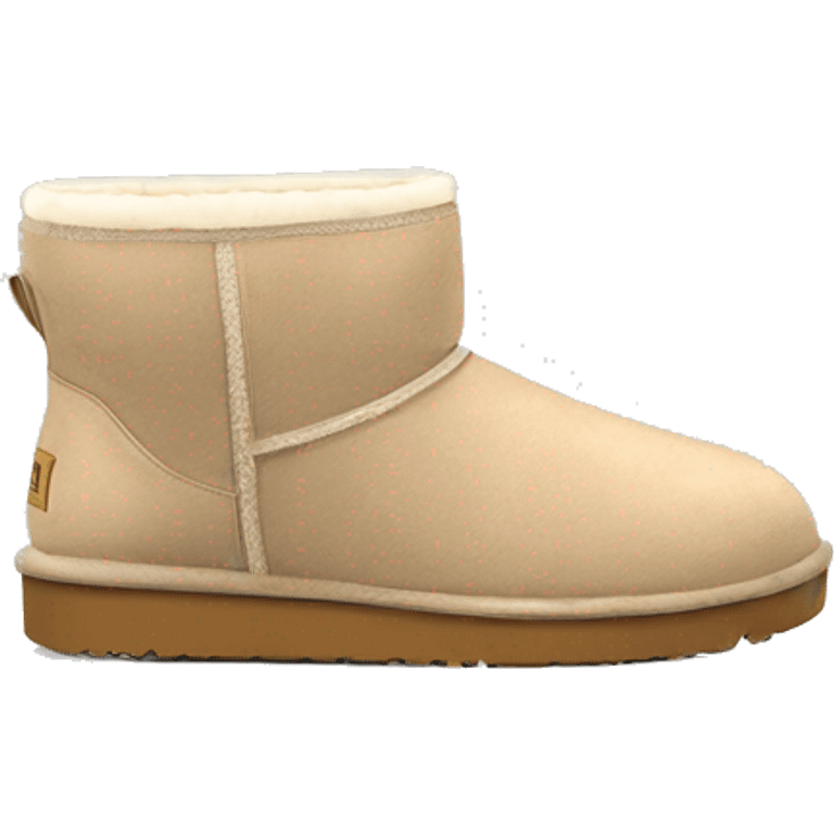 ugg mini beige emoji