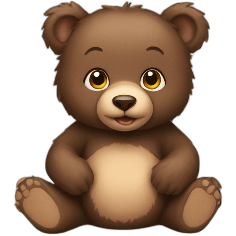 baby bear emoji