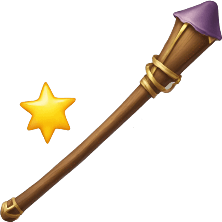 Wizard wand emoji