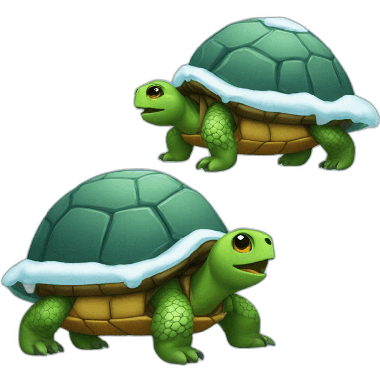 igloo turtle cool emoji