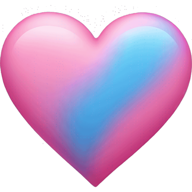 Blue Pink Heart emoji