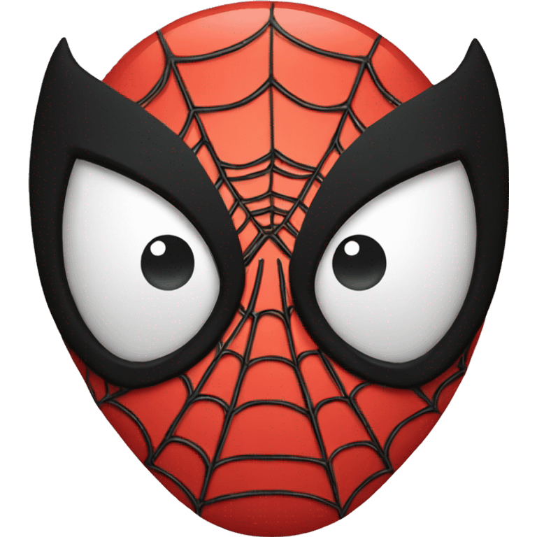 spiderman face emoji