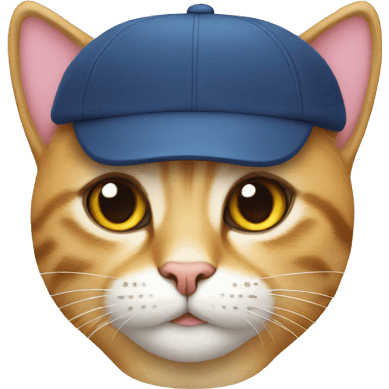 Cat with a cap emoji