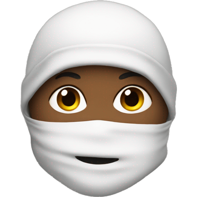 Baby in a ski mask  emoji