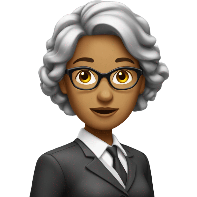 Zoomer young Banker Lady emoji