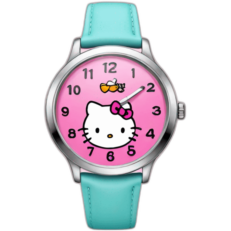 Hello kitty watch  emoji