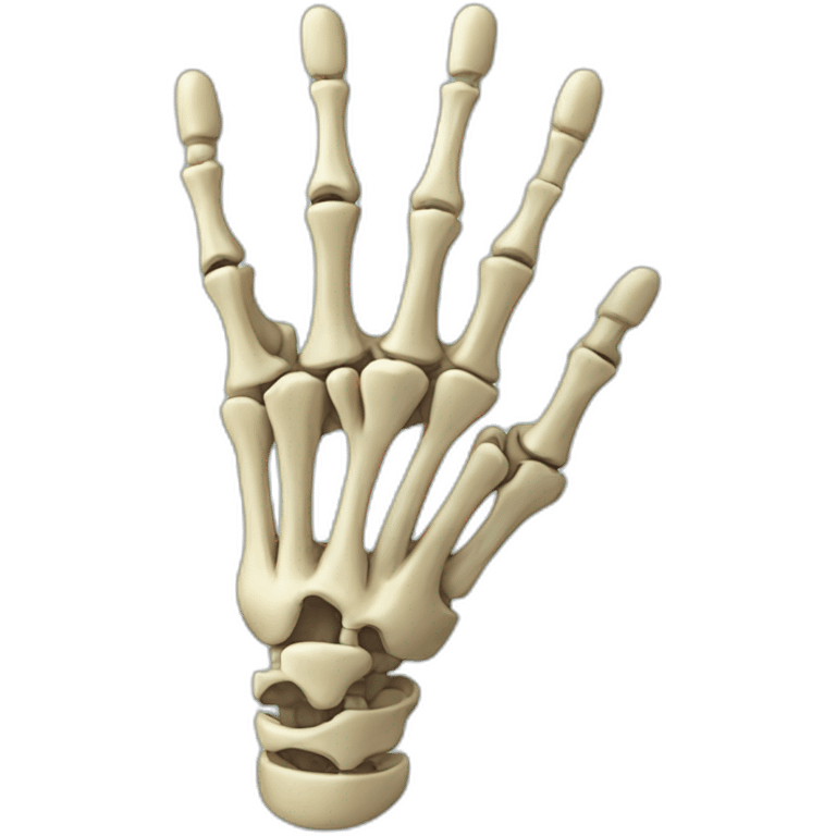 ok hand skeleton emoji