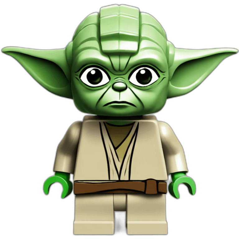 Lego yoda emoji