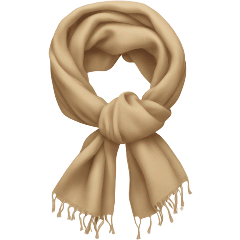 Beige scarf emoji