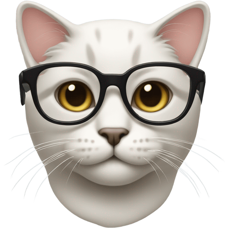 Cat with glasses emoji