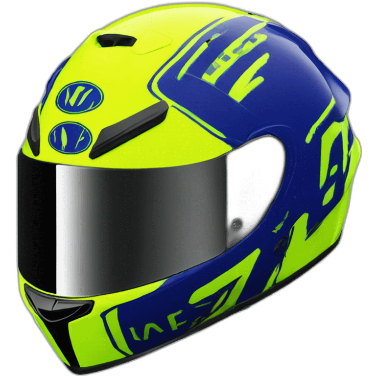 Valentino Rossi helmet 2021 emoji