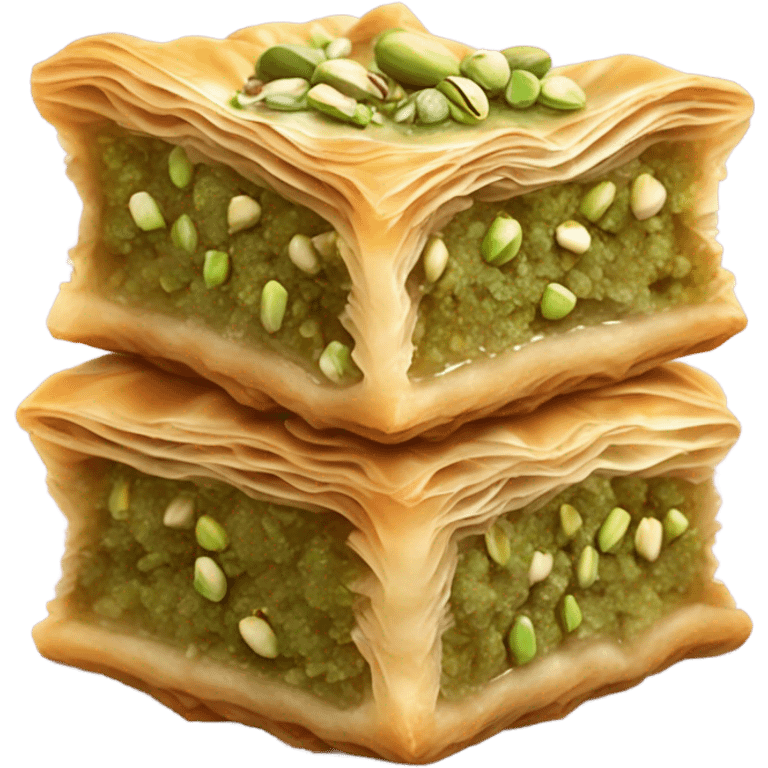 Pistachio baklava emoji