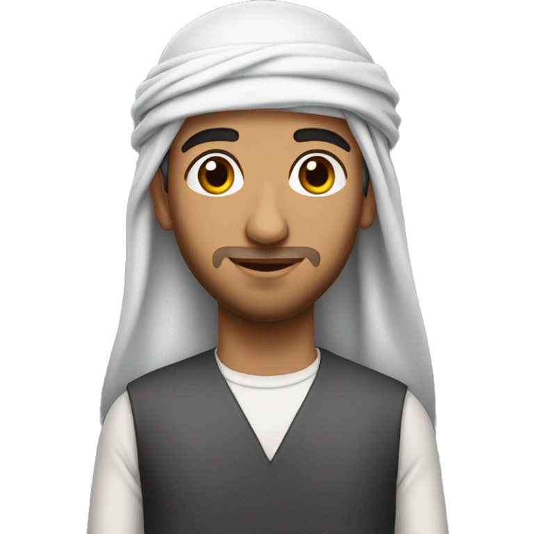 photorealistic young Arab man emoji