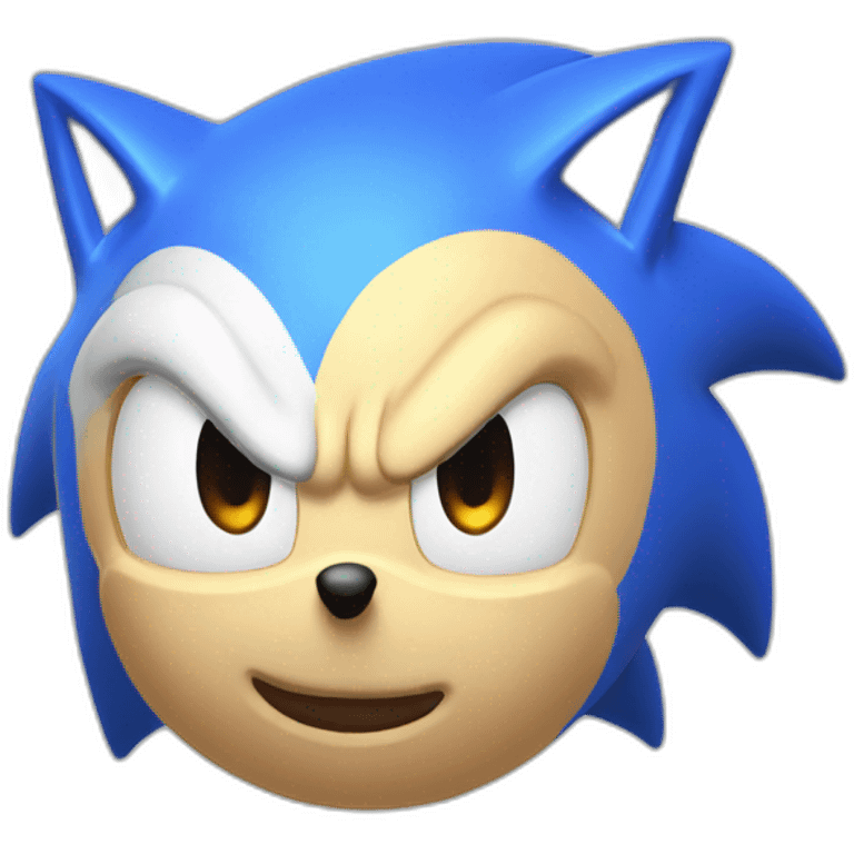 sonic light blue emoji