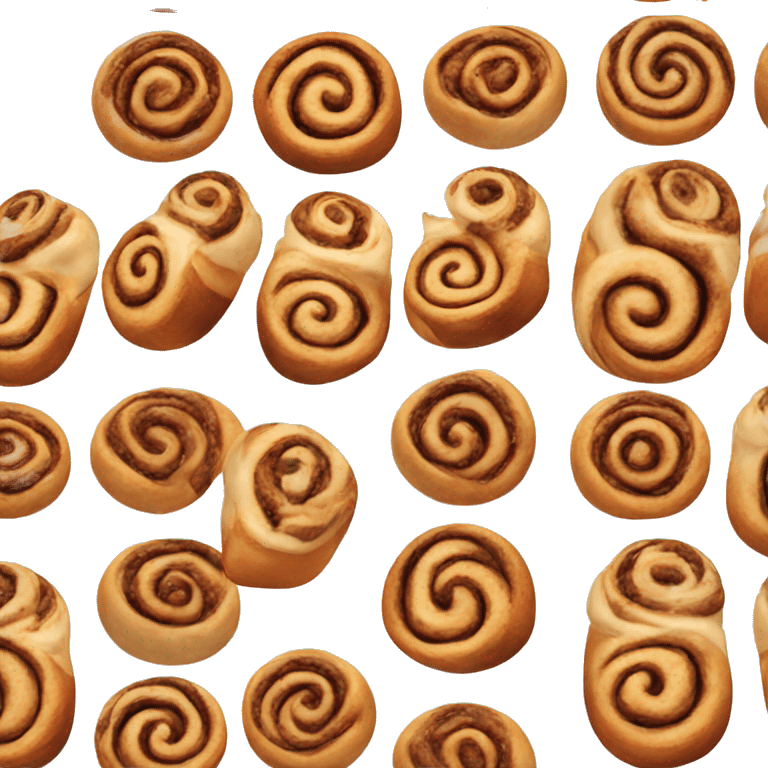 A cinnamon roll emoji