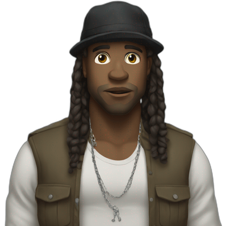 :kerchak,French rapper: emoji