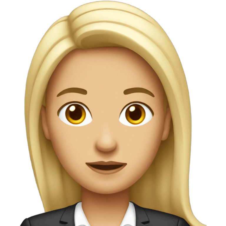 Country club female lawyer emoji